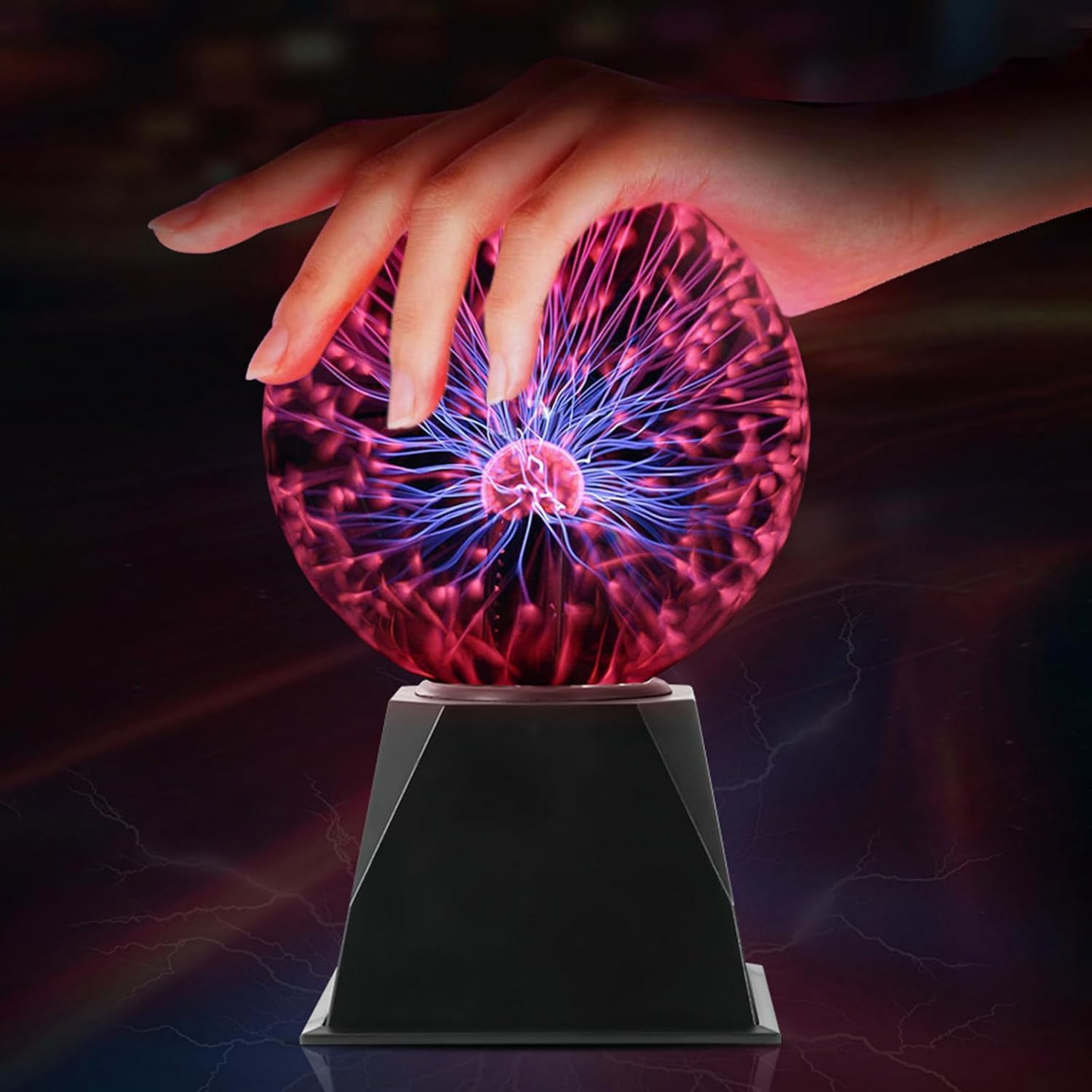Bola de Plasma de Cristal Táctil